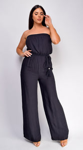 May Tube Jumpsuit - Black